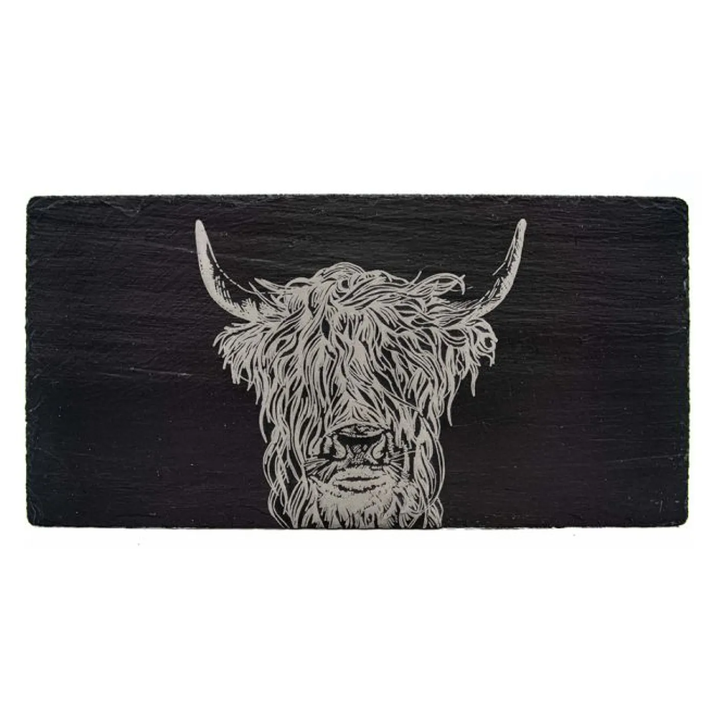 Selbrae Highland Cow Slate Table Runner