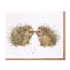 Wrendale Designs 'Hogs and Kisses' Hedgehog Greetings Card