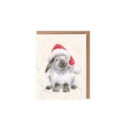 Wrendale Designs 'Ho Ho Ho!' Rabbit Gift Enclosure Card