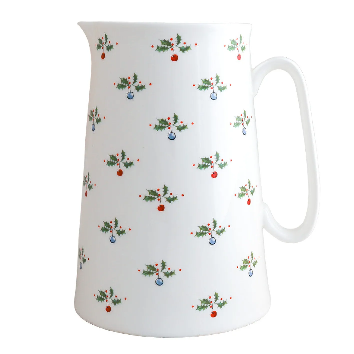 Jane Abbott Designs Holly and Berry Bone China Large Jug