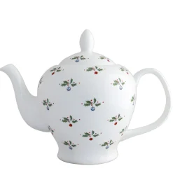 Jane Abbott Designs Holly and Berry Bone China Teapot