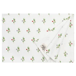 Jane Abbott Designs Holly and Berry Cotton Tea Towel