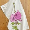 Lottie Day Hollyhocks Tea Towel