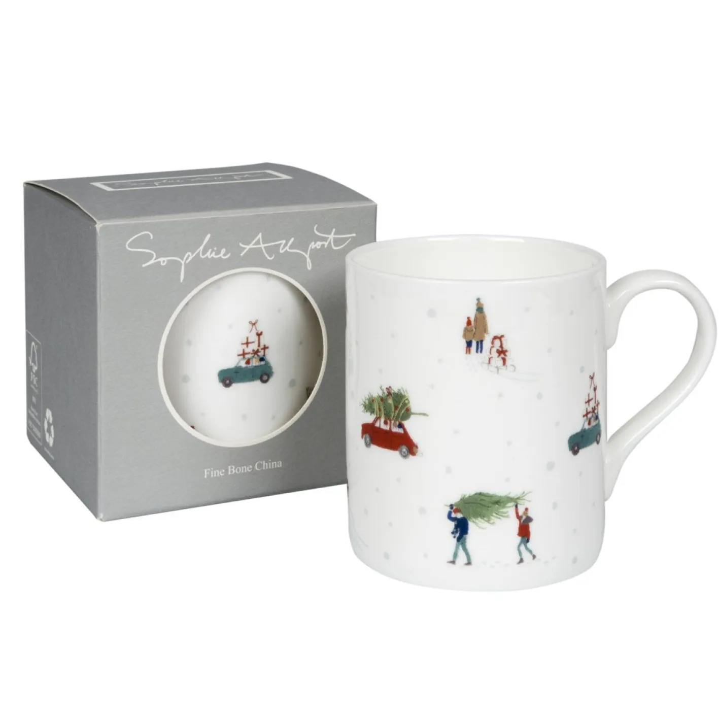 Sophie Allport Home for Christmas Mug