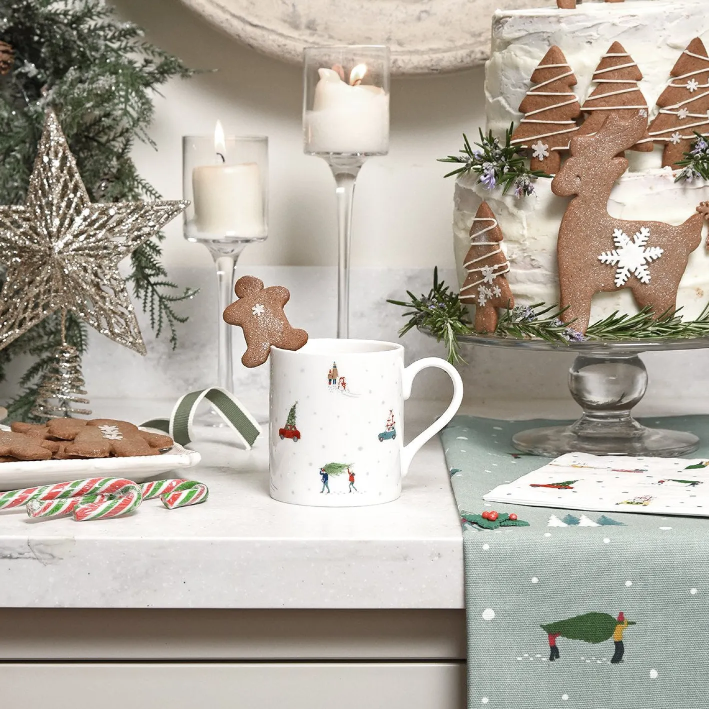 Sophie Allport Home for Christmas Mug