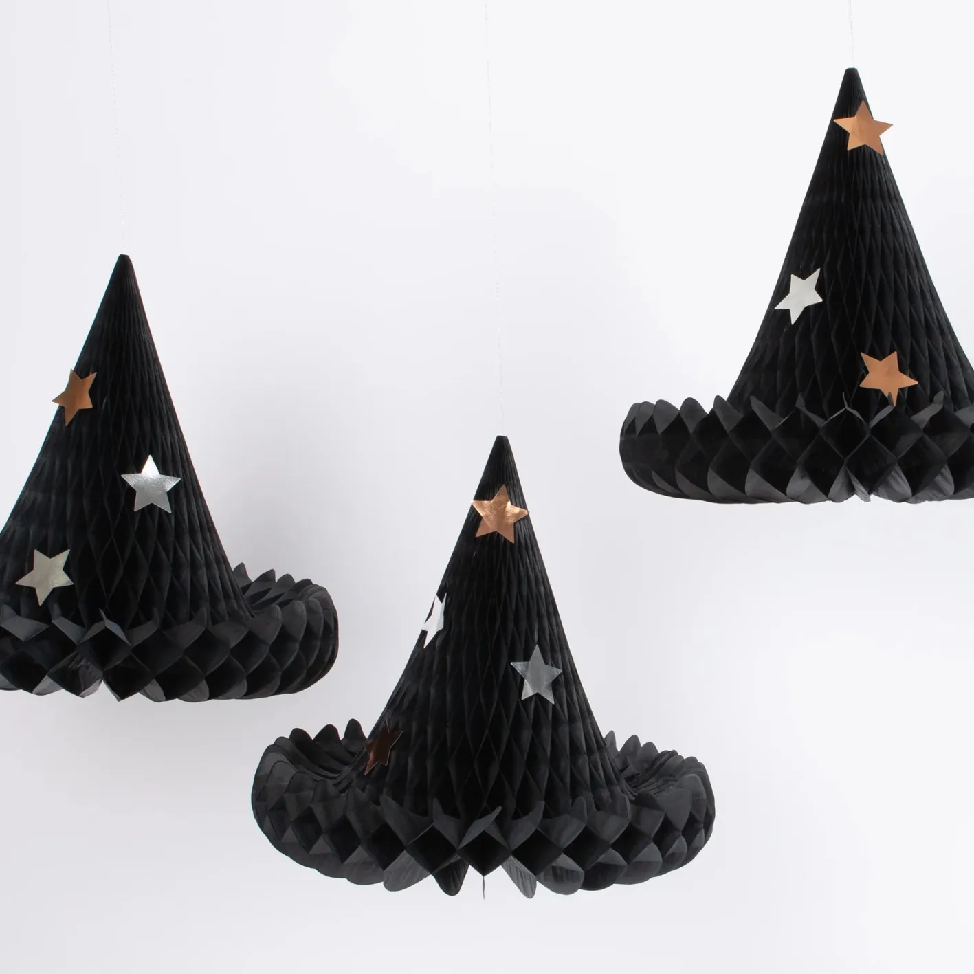 Meri Meri Honeycomb Witch Hat Decorations