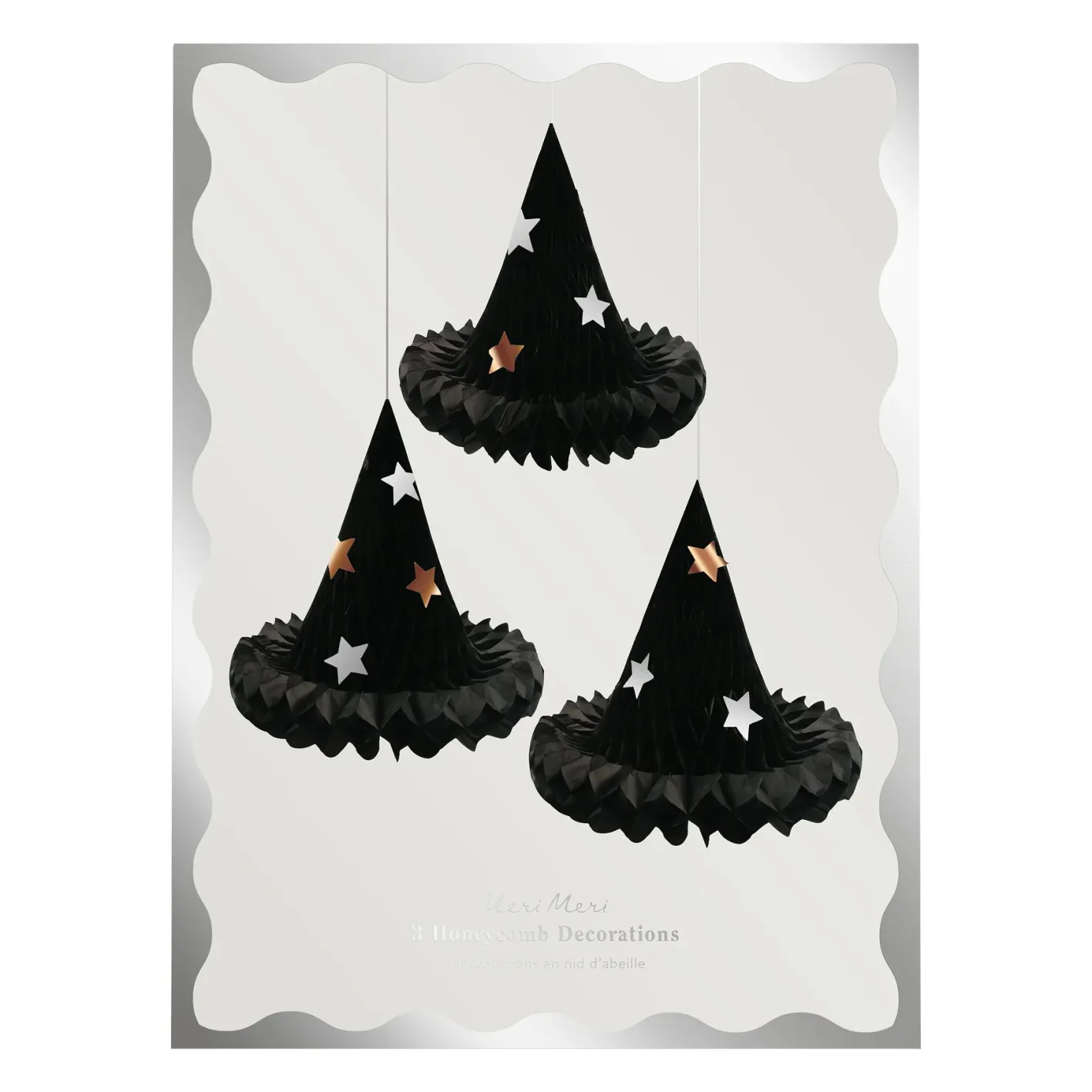 Meri Meri Honeycomb Witch Hat Decorations
