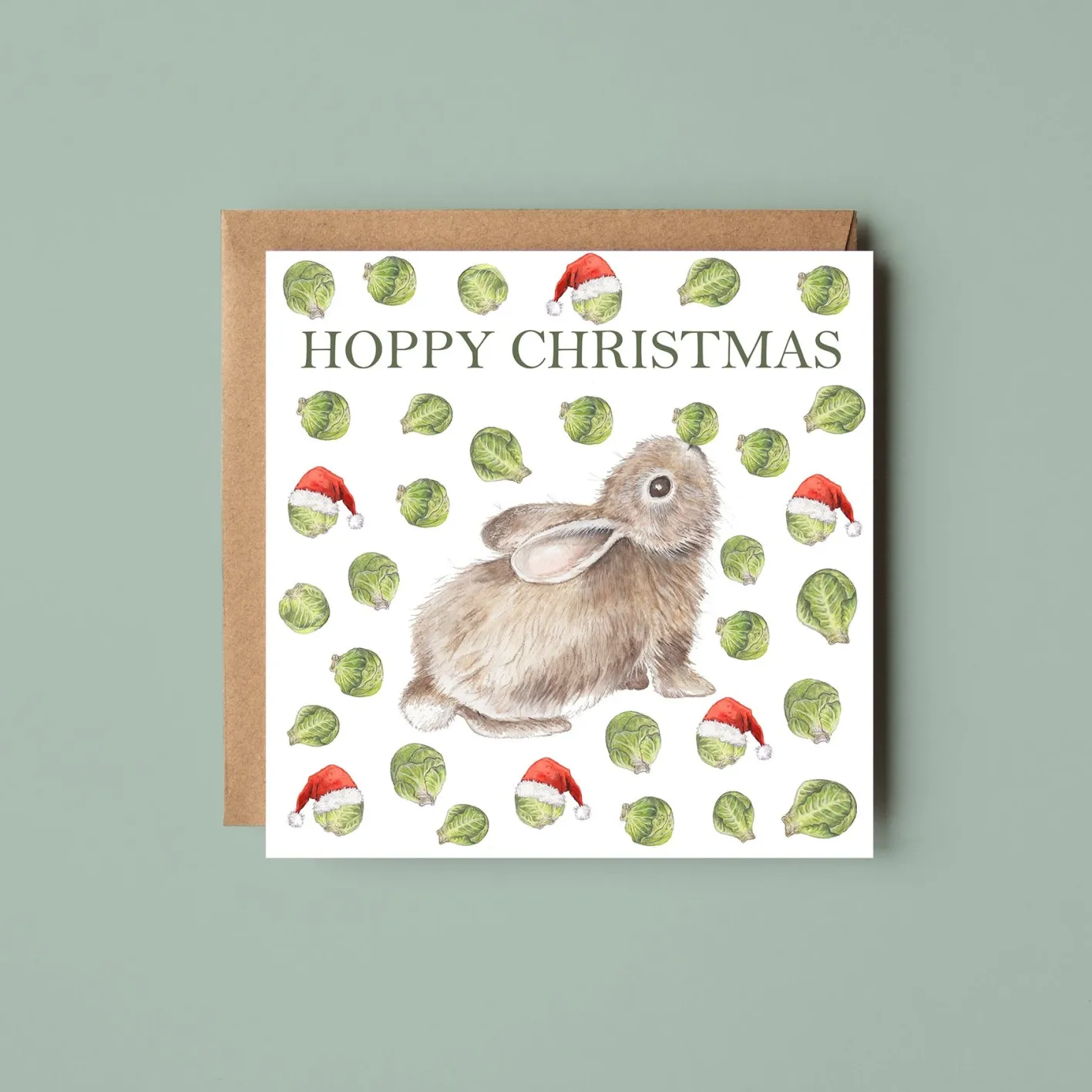 West Country Designs Hoppy Christmas Card