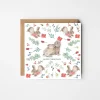 West Country Designs Hoppy Rabbit Christmas Card