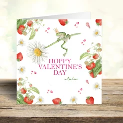 West Country Designs 'Hoppy Valentine's Day' Frog Greetings Card