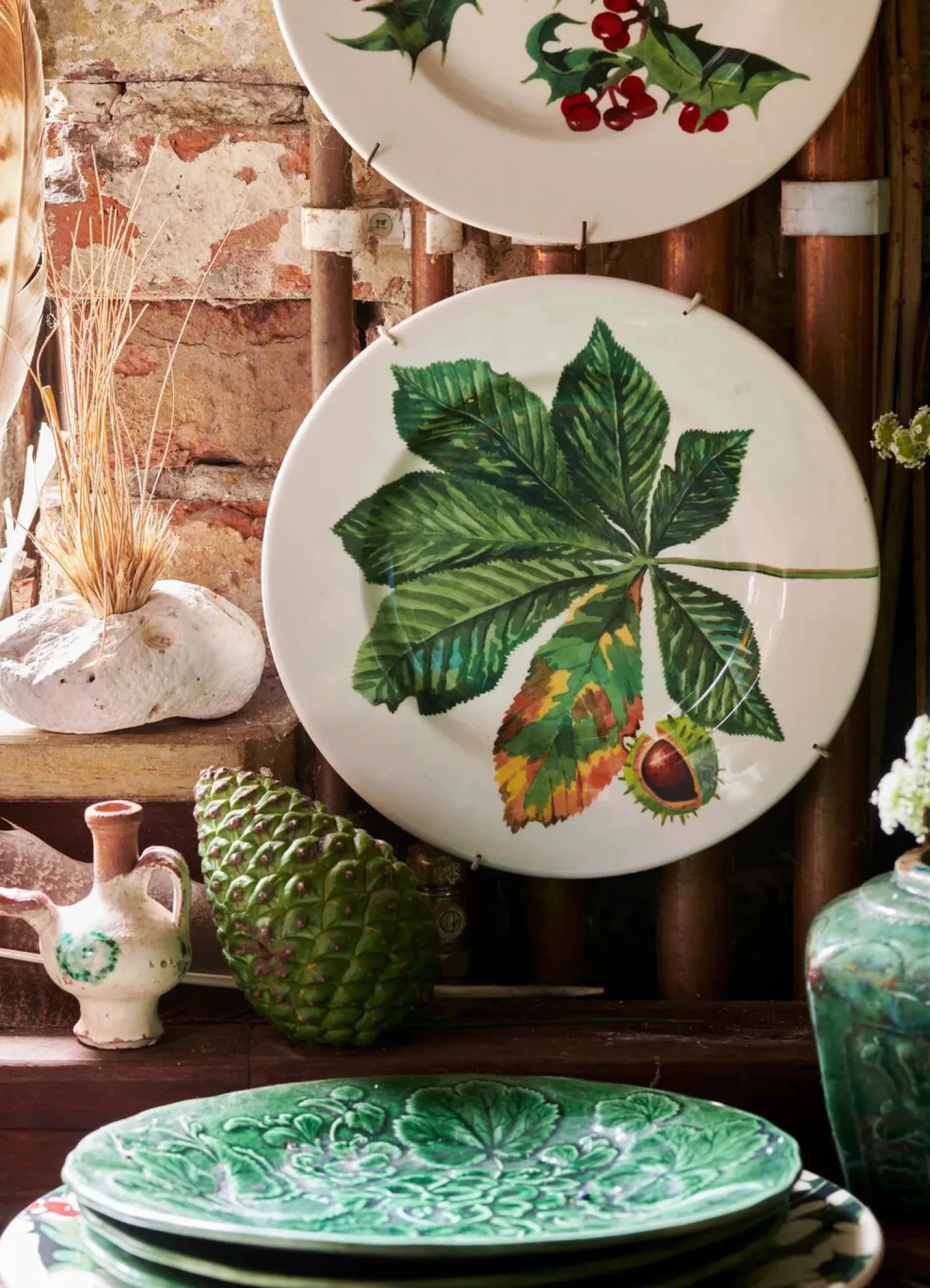 Emma Bridgewater Horse Chestnut & Conker 8 1/2 inch Plate