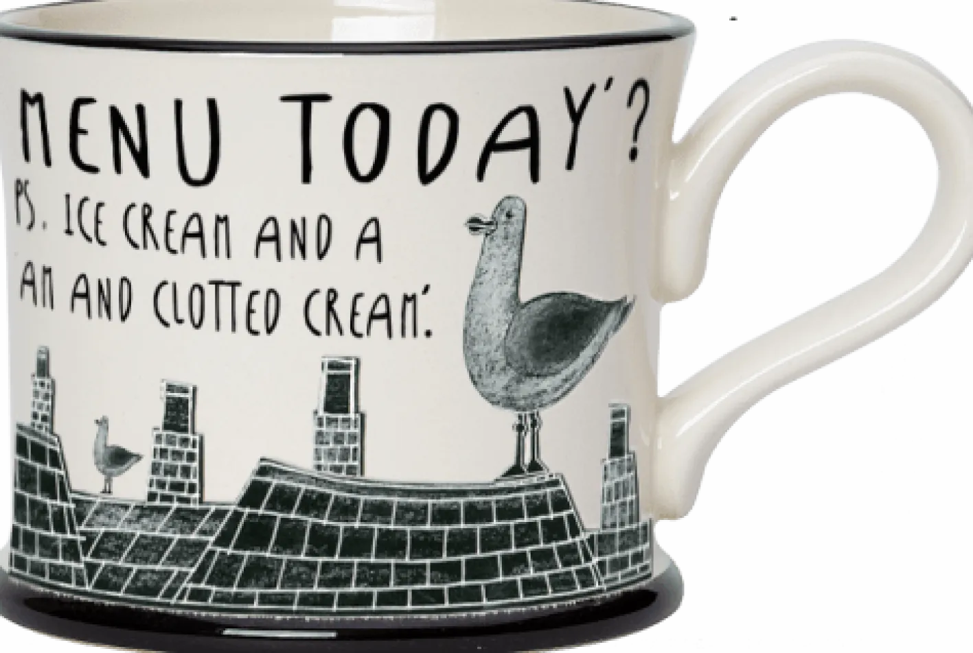 Moorland Pottery Hungry Gulls Mug by