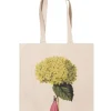 Laura Stoddart Hydrangea Annabelle Heavyweight Tote Bag