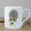 Toasted Crumpet Hydrangea Bone China Mug
