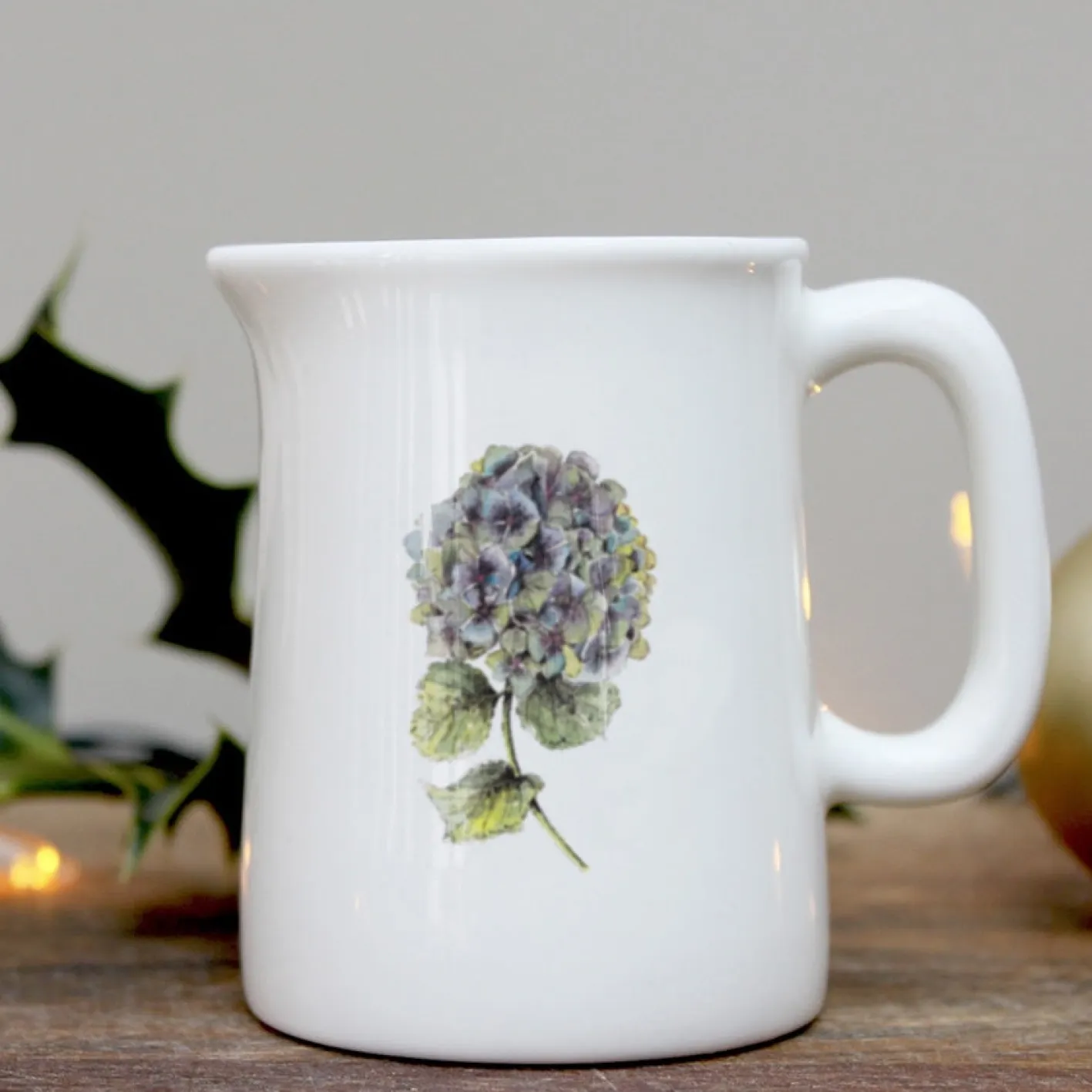 Toasted Crumpet Hydrangea Mini Jug in a Gift Box