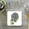 Toasted Crumpet Hydrangea Set of 4 Coasters