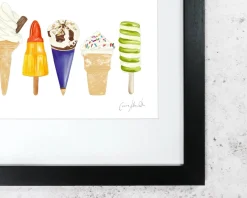Corinne Alexander Ice Cream Print by