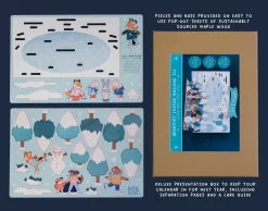 Dapple & Dot Ice Skating Pop Out and Build Advent Calendar
