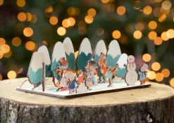 Dapple & Dot Ice Skating Pop Out and Build Advent Calendar