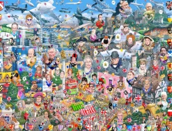 All Jigsaw Puzzles I Love GB Too! by Mike Jupp 1000 piece Jigsaw