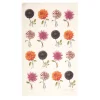 Laura Stoddart In Bloom Multi Dahlias Tea Towel