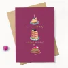 Stephanie Davies Indulgent Birthday Cake Greeting Card