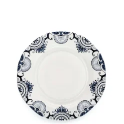 Burleigh Ink Blue Palisade Plate 8 1/2 in