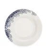 Burleigh Ink Blue Pollen Dinner Plate 10 1/2 in