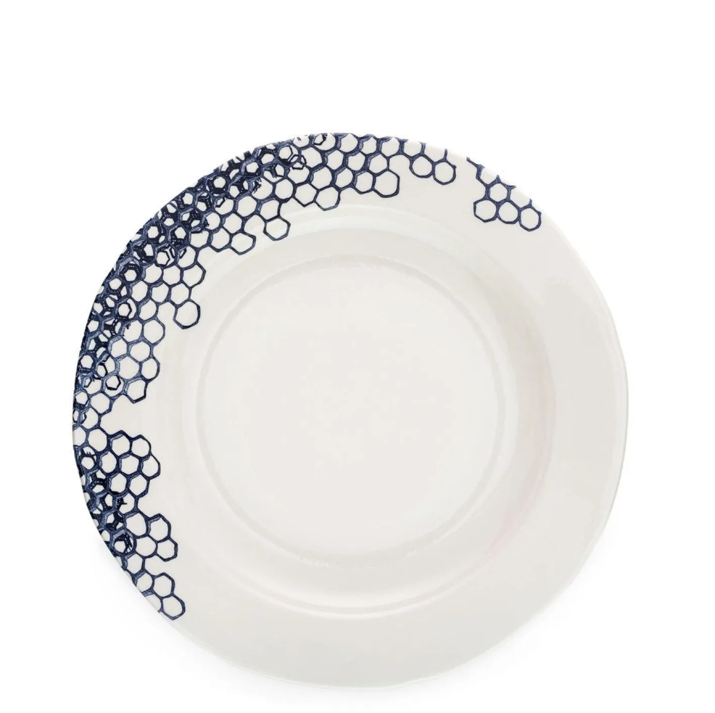 Burleigh Ink Blue Pollen Dinner Plate 10 1/2 in