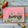 Jen Winnett I Otterly Adore You Otters Eco-Card