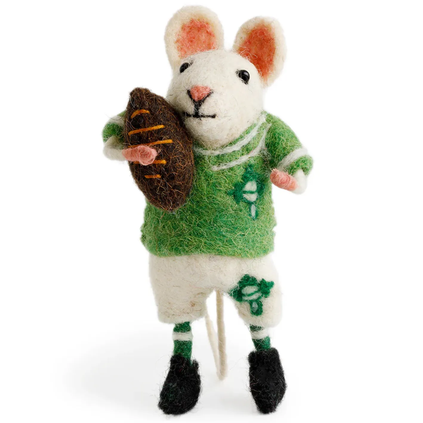 Sew Heart Felt Ireland Rugby Mouse