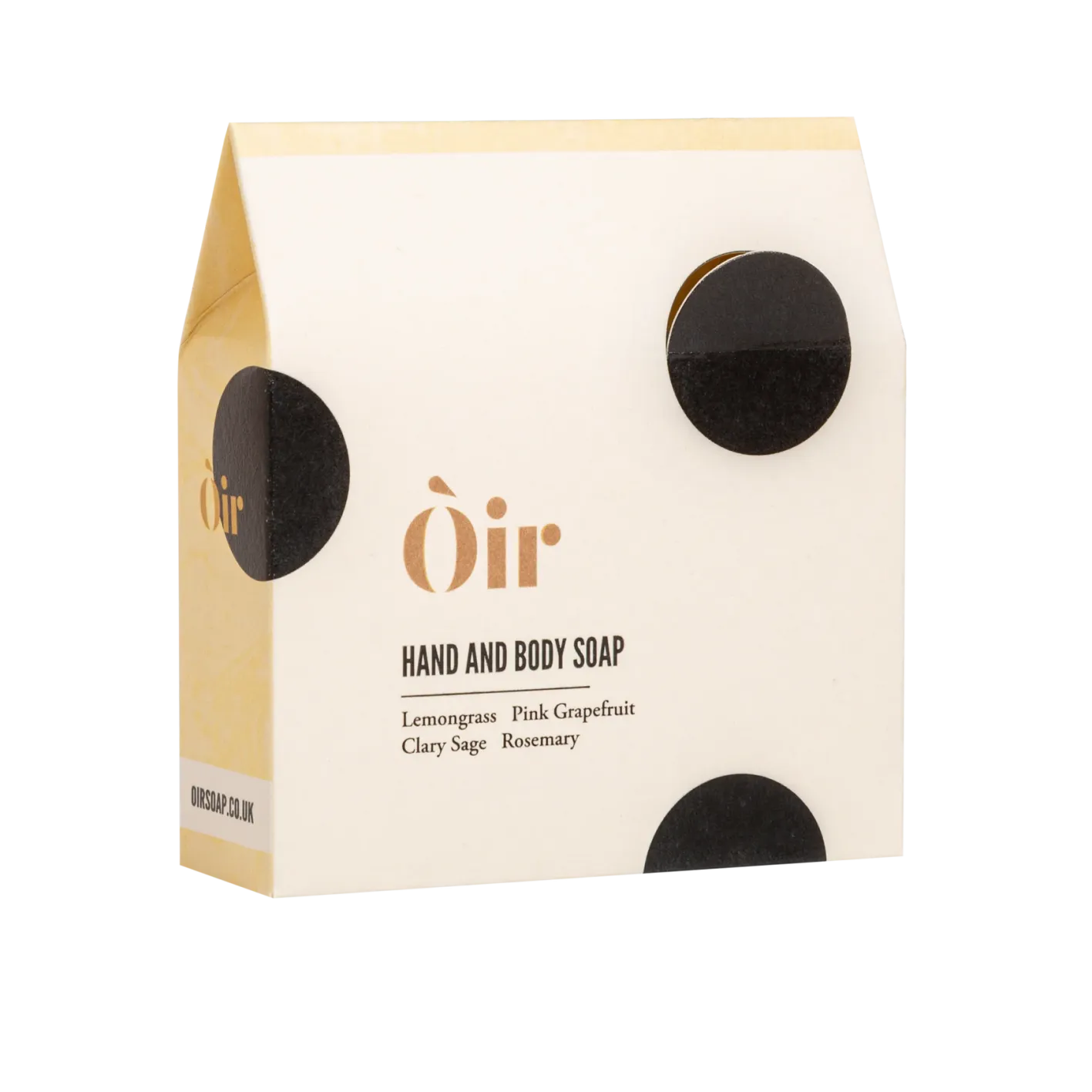 Òir Soaps Òir Lemongrass, Pink Grapefruit, Clary Sage, Rosemary Luxury Hand & Body Soap