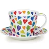 Dunoon Islay Warm Hearts Cup & Saucer