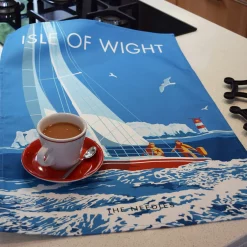 Town Towels Isle of Wight - The Needles Tea Towel
