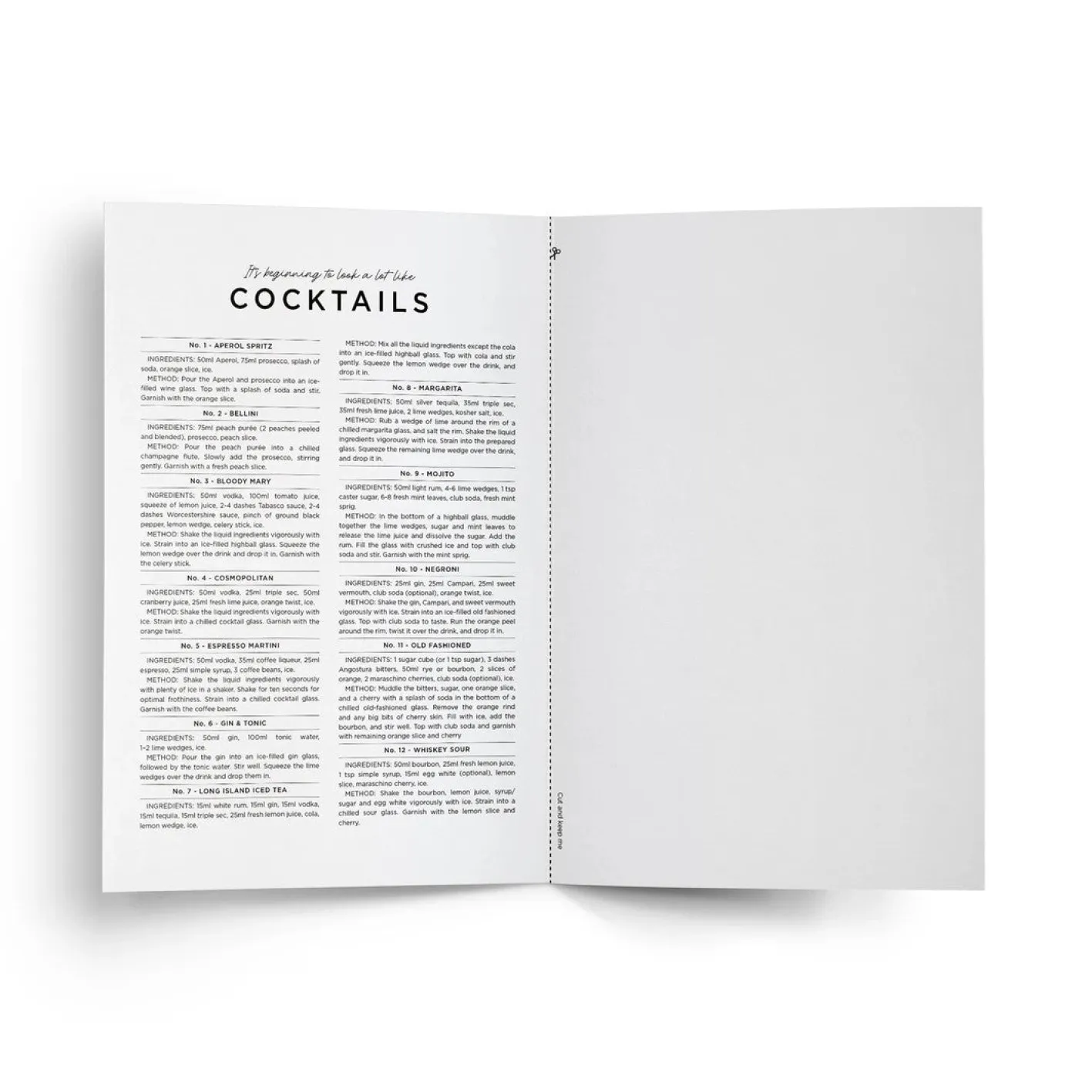 Everlong Print Co. It's Beginning to Look a Lot Like Cocktails Card