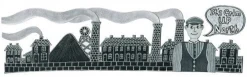 Moorland Pottery It's Grim Up North Mug by