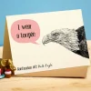 Bewilderbeest I Wear A Toupee Greetings Card