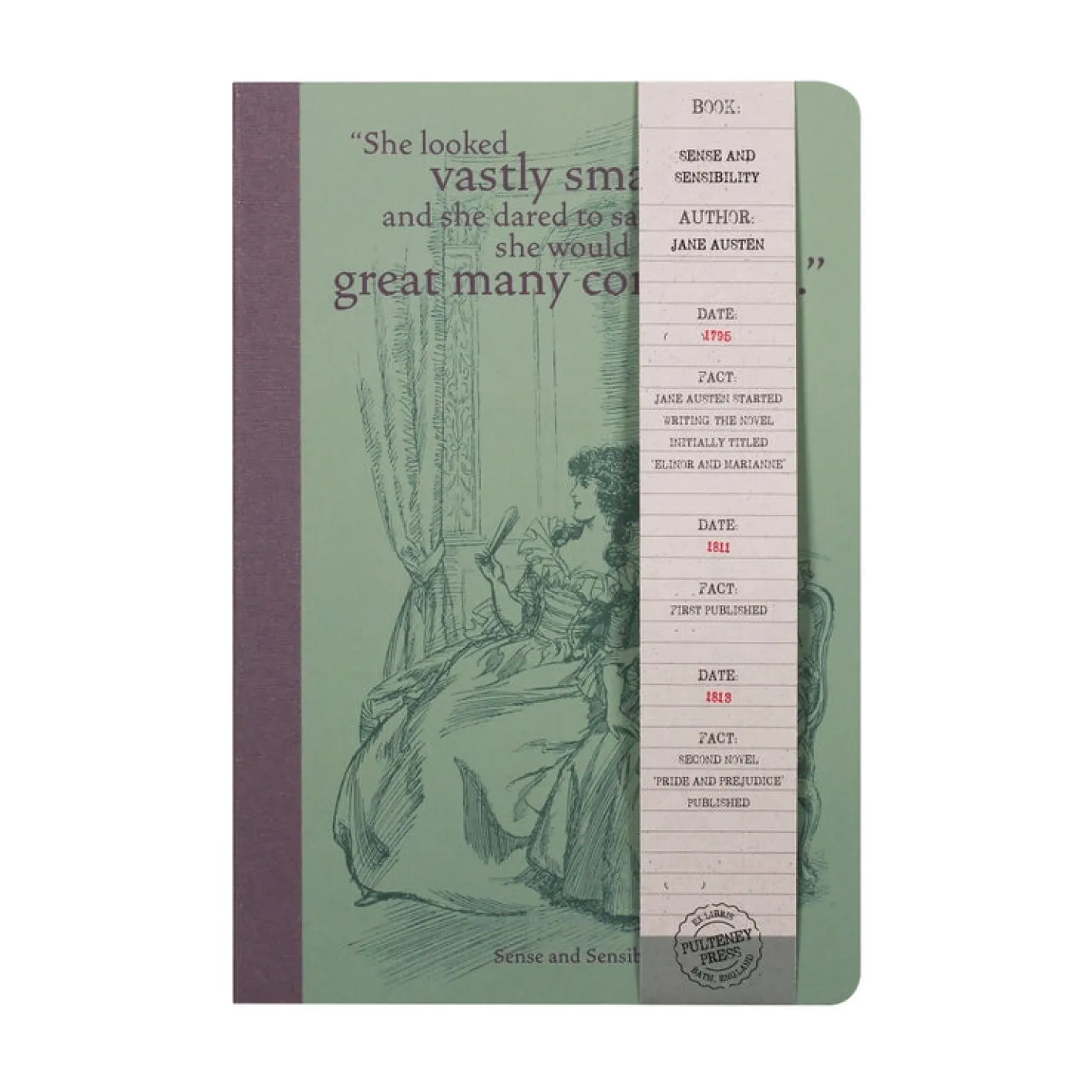 Half Moon Bay Jane Austen A5 Notebook