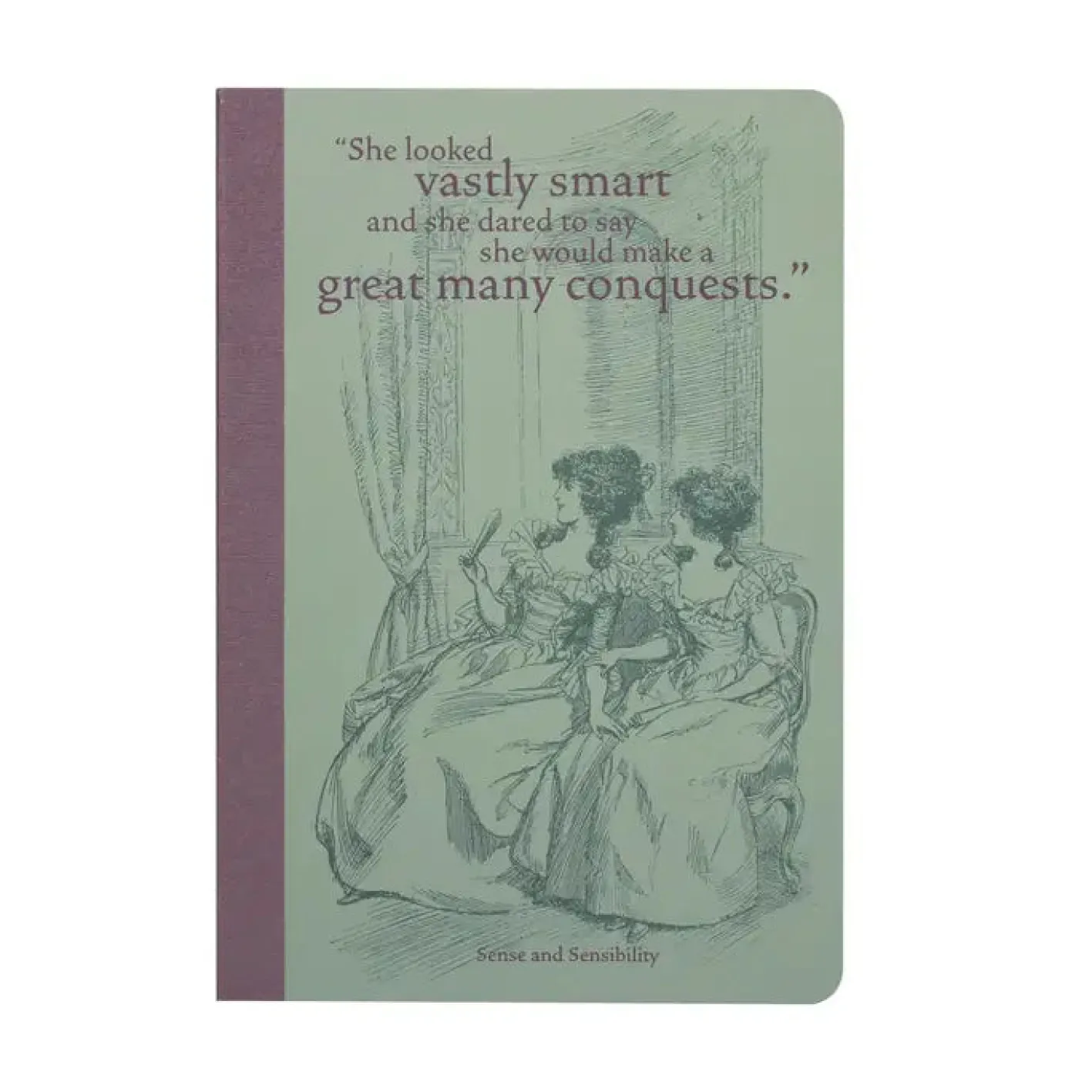 Half Moon Bay Jane Austen A5 Notebook