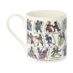Picturemaps Jane Austen Bone China Mug