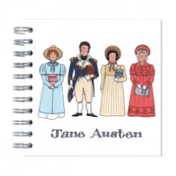 Alison Gardiner Jane Austen Wire Bound Mini Notebook