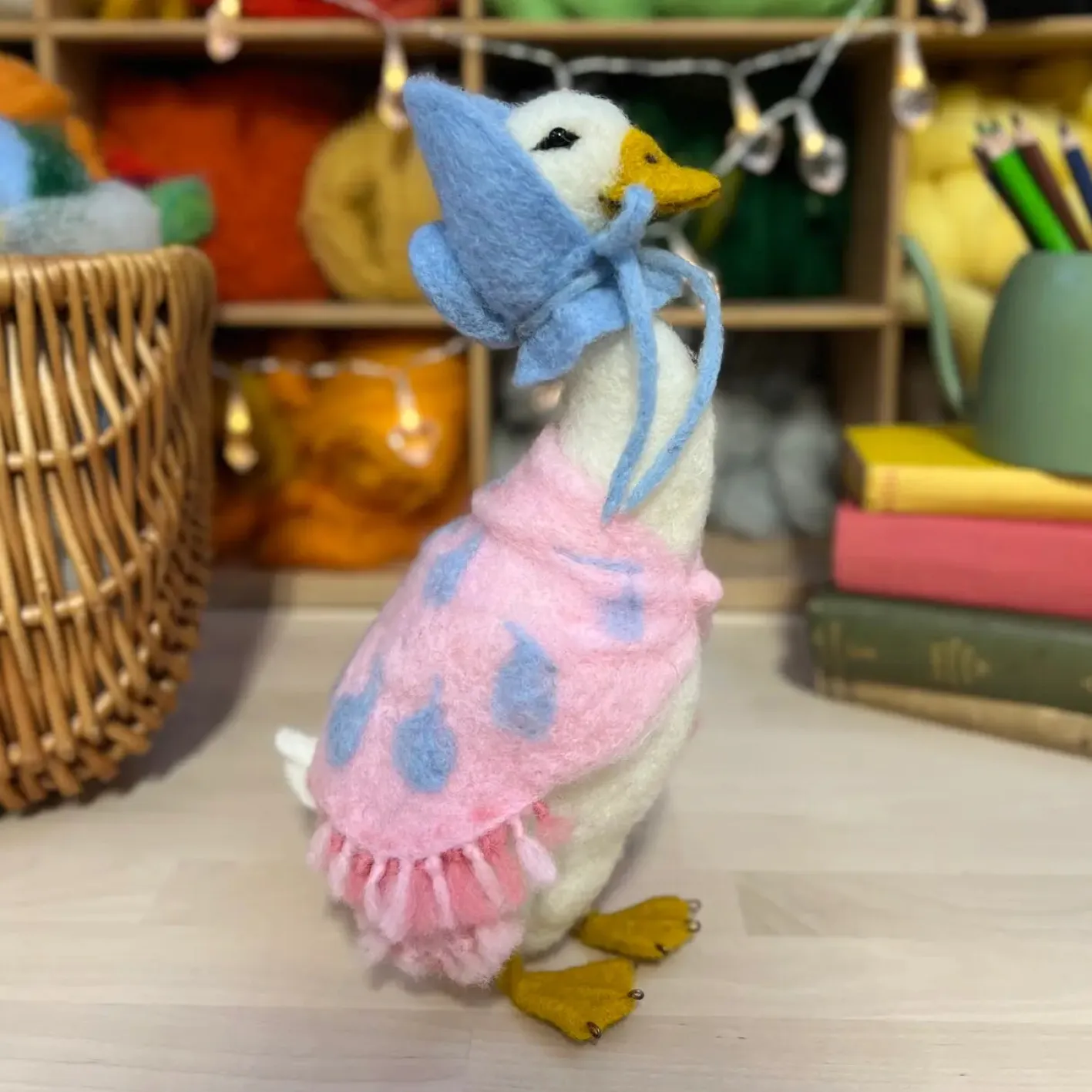 The Crafty Kit Co. Jemima Puddle-Duck Needle Felting Craft Kit