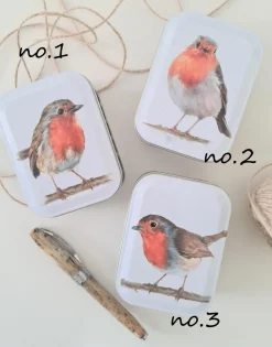 Elite Tins Jo Stockdale Small Robin Tins
