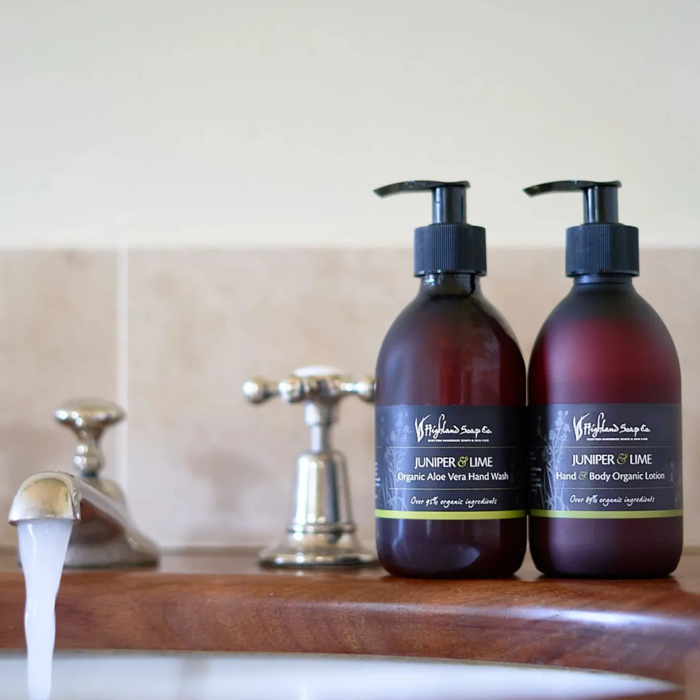 The Highland Soap Company Juniper & Lime Aloe Vera Hand Wash 300ml