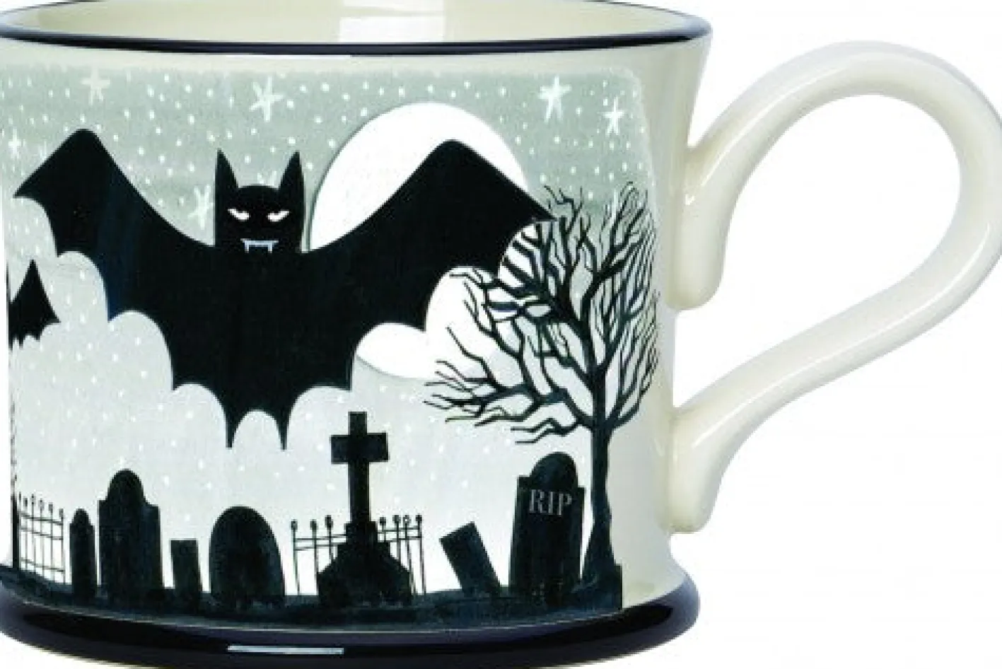 Moorland Pottery Just Bats Mug by