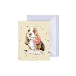 Wrendale Designs 'Just For You' Puppy Gift Enclosure Card