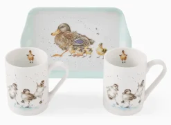 Wrendale Designs 'Just Hatched' Ducklings Mug & Tray Set