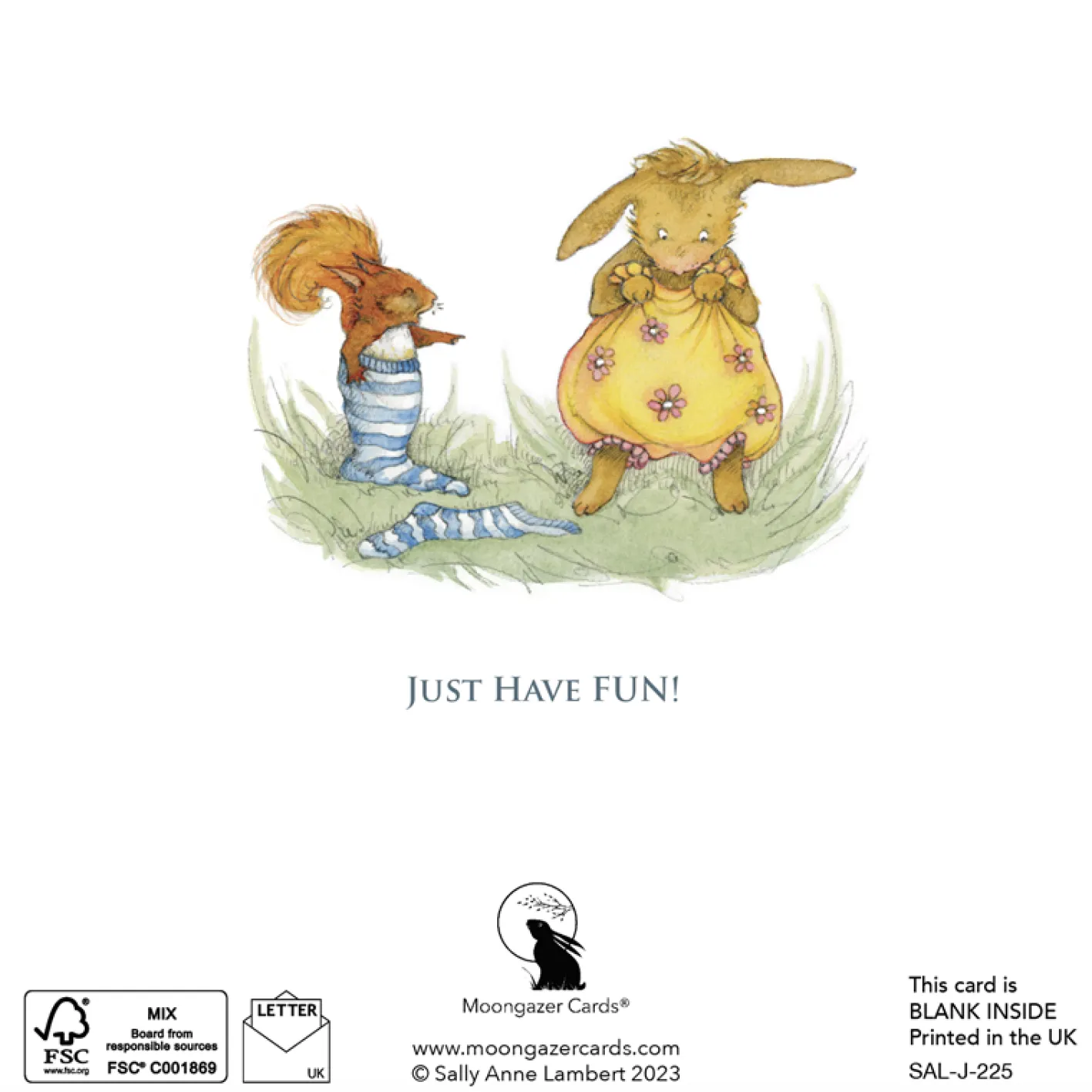 Moongazer Cards Just Have Fun Greeting Card