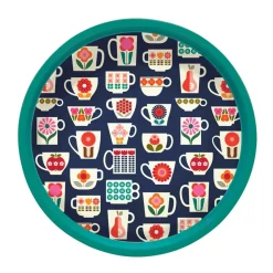 Elite Tins Kate Rhees Teacup Deepwell Tin Tray