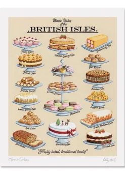 Kelly Hall Designs Kelly Hall Classic Cakes Print